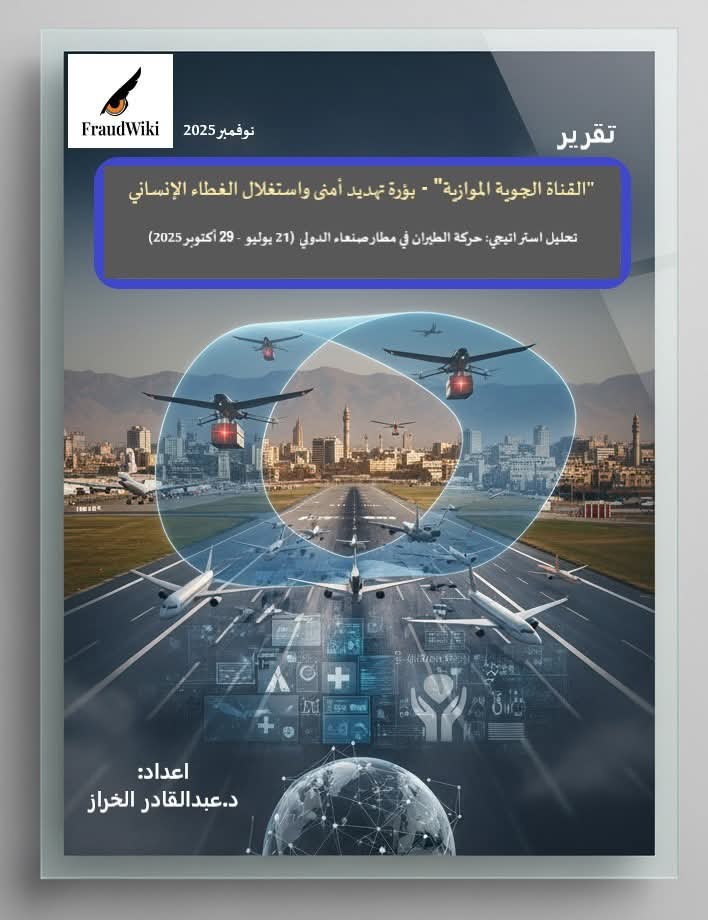 AlkharrazDr's tweet photo. تم اصدار ونشر تقرير : القناة الجوية الموازية - بؤرة تهديد أمنى واستغلال الغطاء الإنساني، أعدّه الدكتور/. عبدالقادر الخراز ؛
التقرير على منصة #FraudWiki
رابط تحميل التقرير بالتعليقات للنسختين عربي / انجليزي
Ar/En
#لن_نصمت #وين_الفلوس https://t.co/gkHW8Eyjej