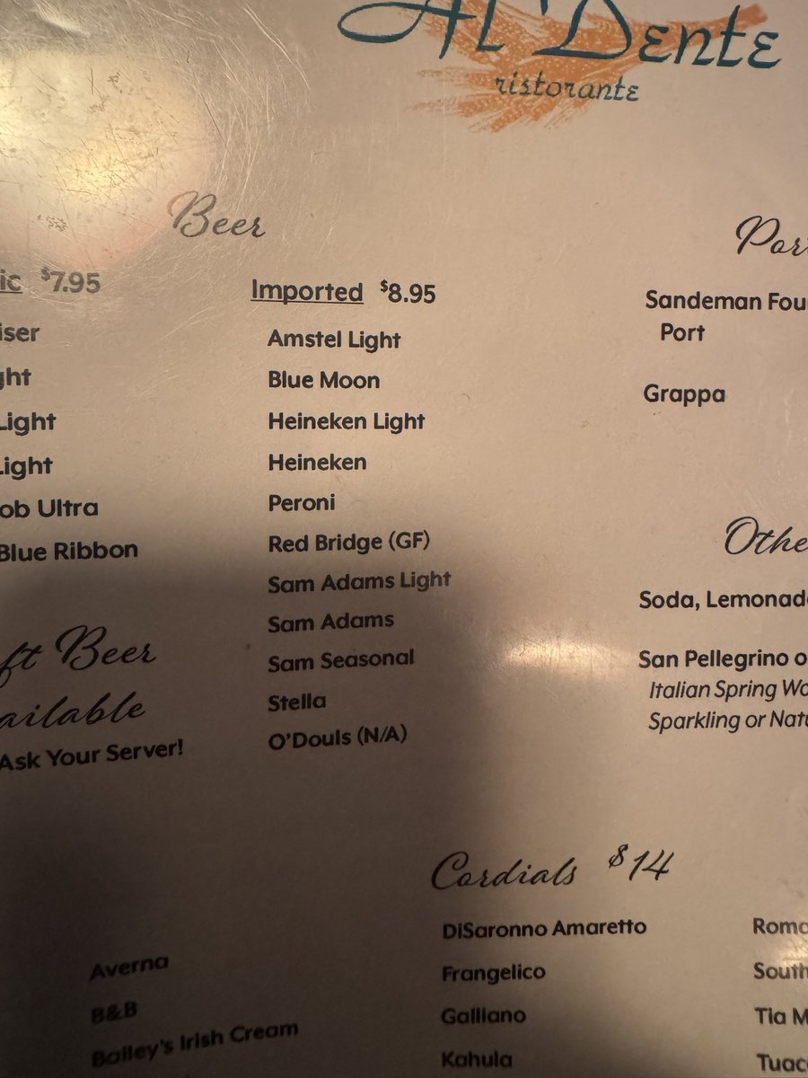 Nasty work by a Boston institution declaring Sam Adams an imported beer