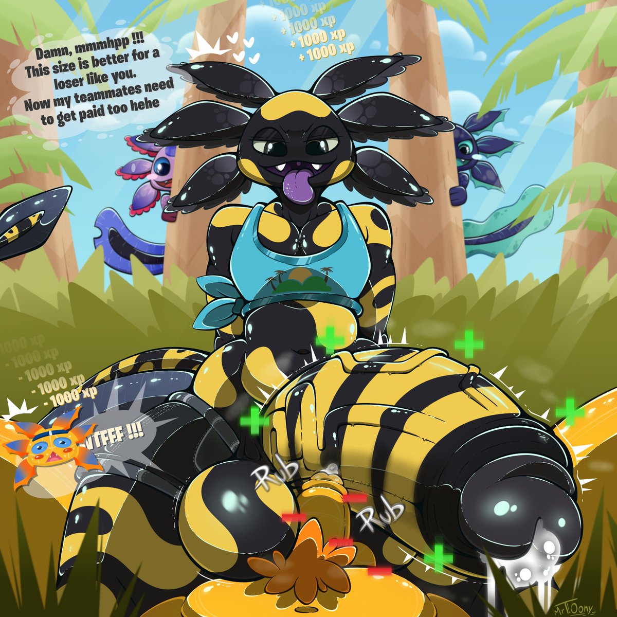 You have to be willing to give of yourself to join the Axo gang. 👀💦