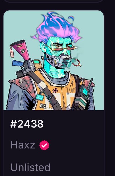 Frobq's tweet image. Added two more plasmas to the @Haxz_xyz collection. Conviction is key