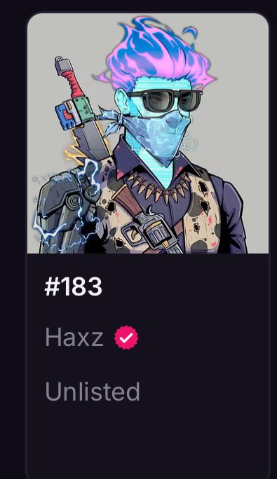 Frobq's tweet image. Added two more plasmas to the @Haxz_xyz collection. Conviction is key