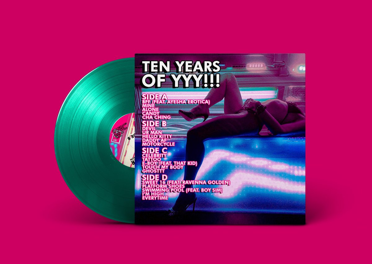 augustharper_'s tweet photo. 'Slayyyter (10th Anniversary Edition)' - September 17th 2029.
Tropical Teal 2LP [Concept] https://t.co/2mdeuT5Riy
