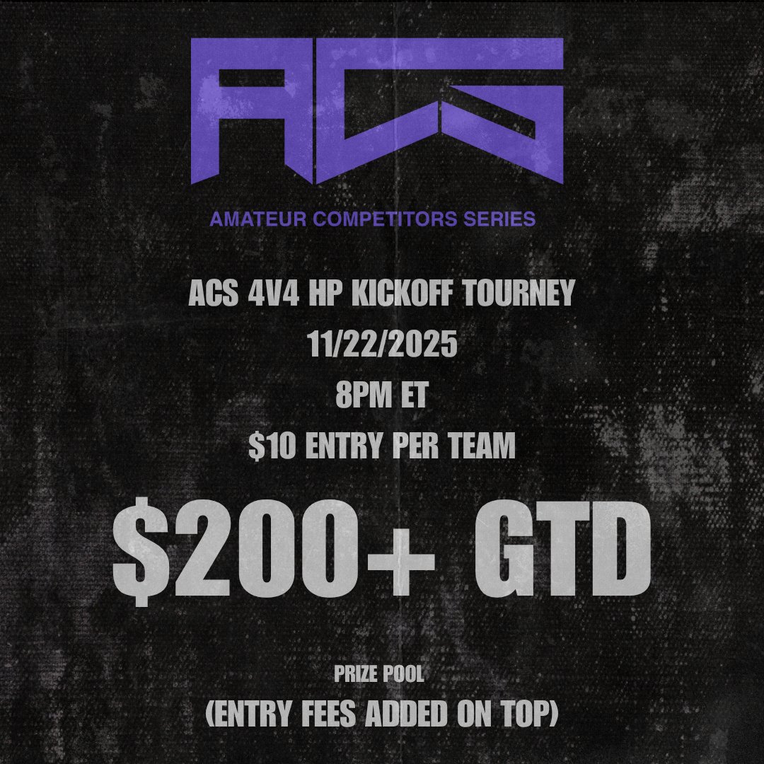 Amateur Competitors Series (ACS) tweet media