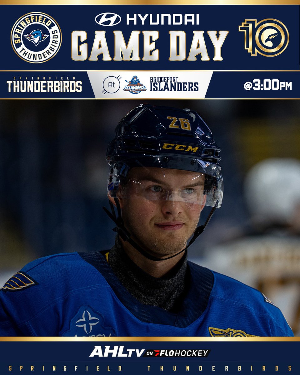 SimonCamden4's tweet image. It’s a great afternoon for matinee hockey action in Bridgeport as the Thunderbirds take on the Islanders puck drop is set for 3:00PM from the Total Mortgage Arena with Ryan Smith calling the game over WHYN 560
#GoTBirds
#WeAre413