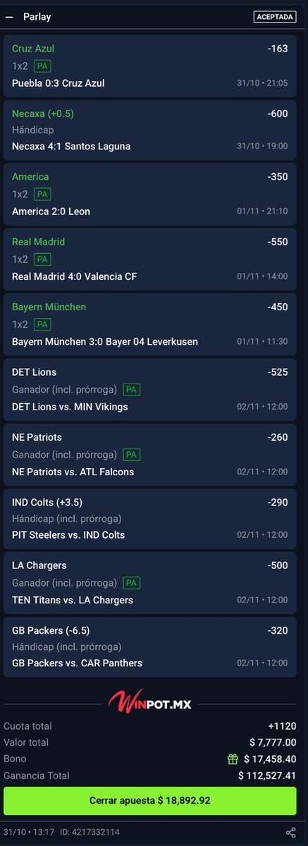 Estamos a Solo 5 Selecciones de que Explote Otra Bomba Vikinga de 10 Selecciones💣👀🫵🏿

Los Juegos inician en 30 Minutos, Pura Buena Vibra mis Hermanooooss!!!🍀🍀🍀