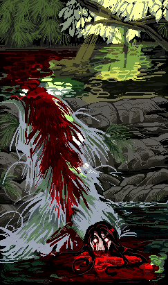 ObsidianRot's tweet image. Retro-styled spooky pixel art of Satine being a swamp monster for the theme 'Falls'. // Art &amp;amp; Character by @ObsidianRot 

#spooky #pixelart #ocs #retropixel #painttoolsai #monster #art #digitalart