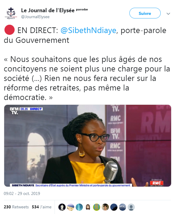 RoseLouise48520's tweet photo. @LBleuBlancRouge #Sibeth et si méprisante😂! Bah, qui écoute encore la socialiste @SibethNdiaye qui avouait soutenir les mensonges de #Macron, et qui confond #SaintThomas ("je crois ce que je vois") avec #ThomasdAquin (religieux)😂? https://t.co/8RBaFO2bzY