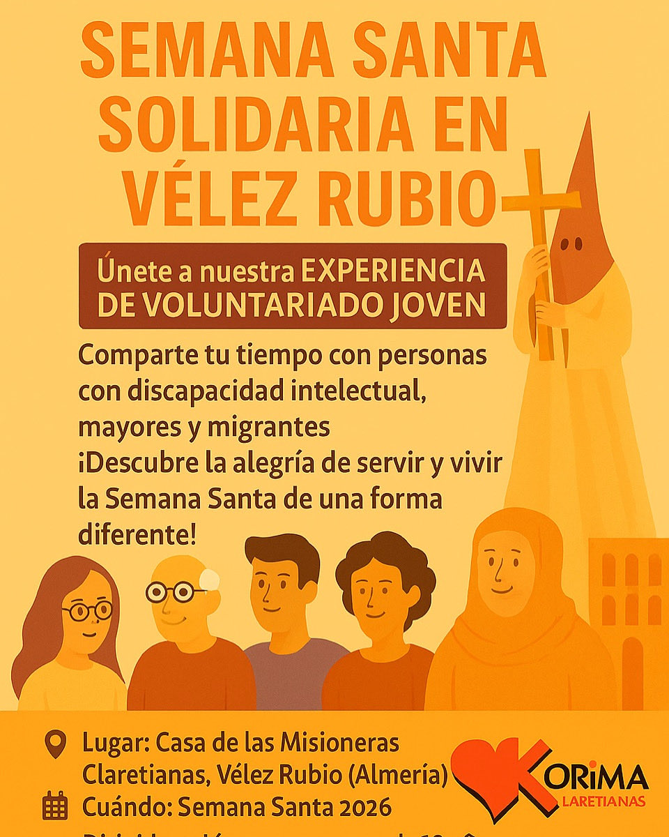 Te esperamos
Inscripción en korima@korimaclaretianas.org