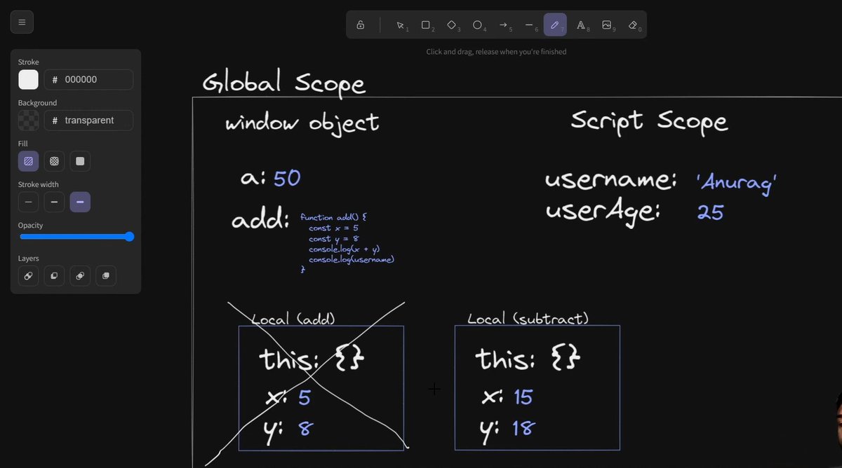 Ashab__683's tweet image. Today I learned about Scope in JavaScript ⚡

Global → accessible everywhere

Script → specific to file

Local → only inside function

Used the Debugger to see how JS stores variables in each scope — made things super clear! 👨‍💻
#JavaScript #WebDev #100DaysOfCode #day66