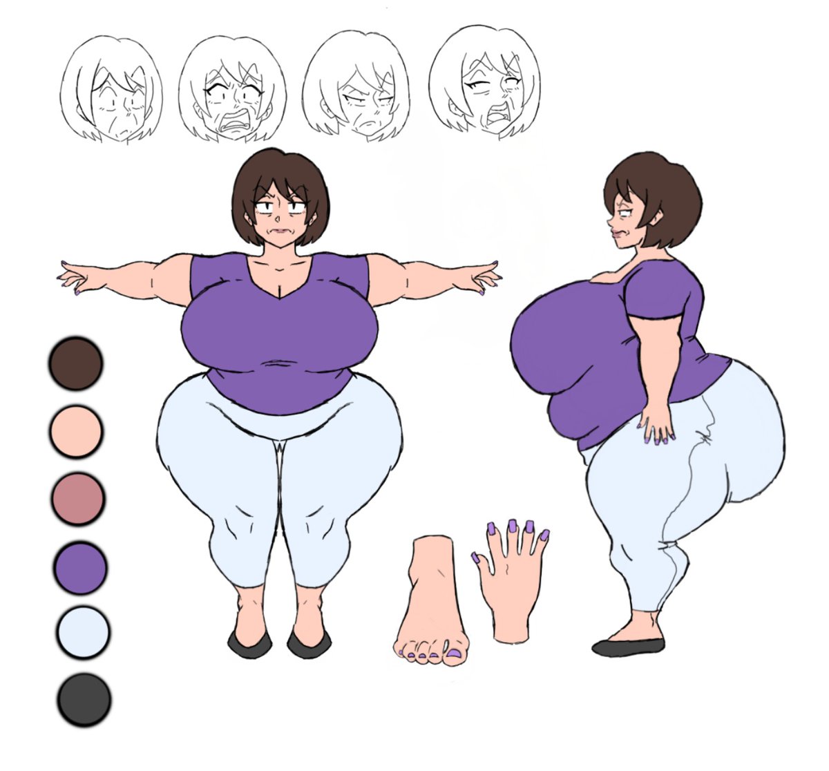 Finally made a reference sheet of Miss Mable if anyone was interested