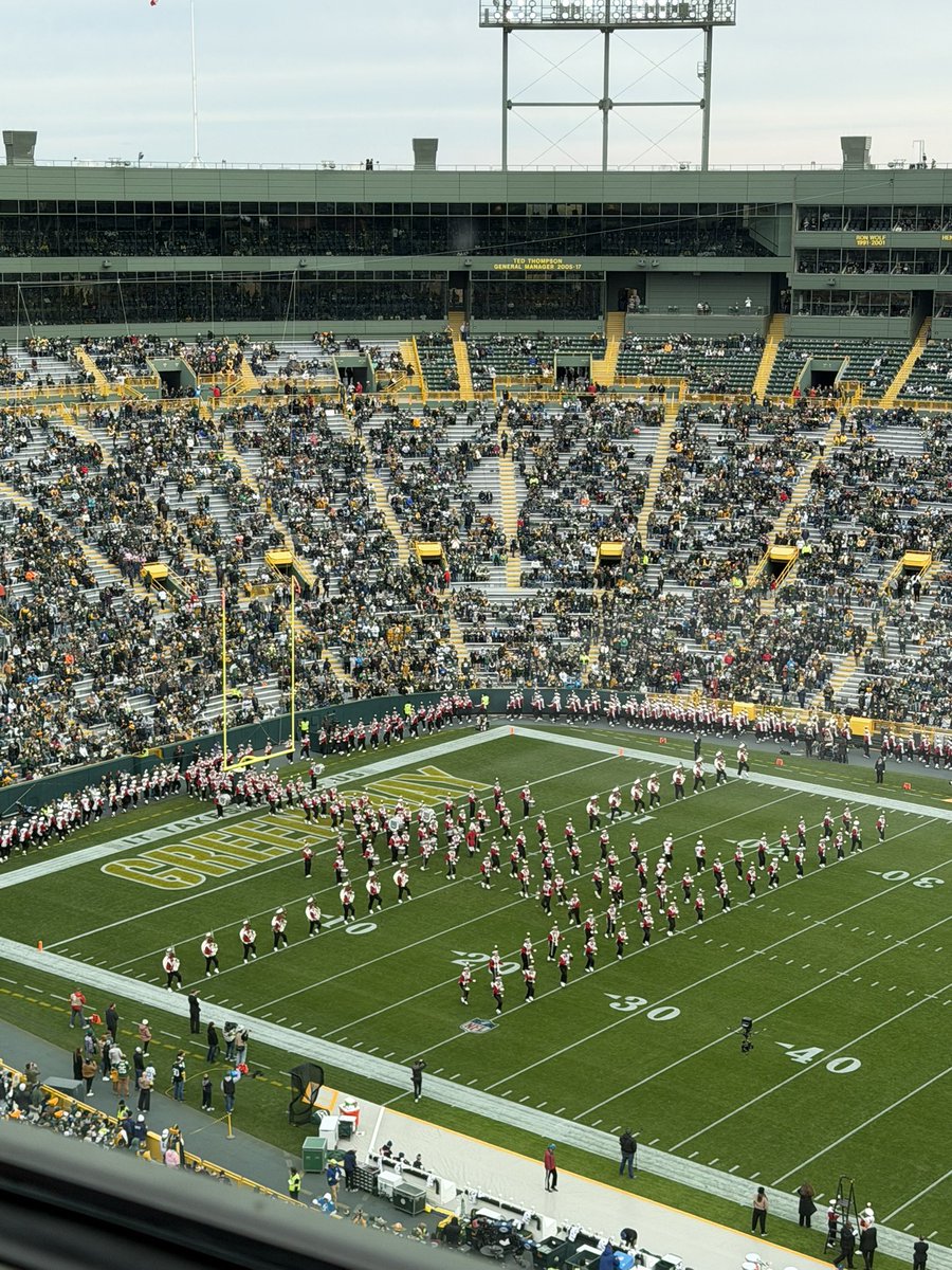 The Badger Band is here today