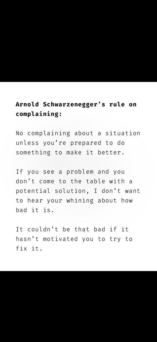 NextLevelNow_'s tweet photo. @Schwarzenegger on complaining https://t.co/fnVTnMvv8A
