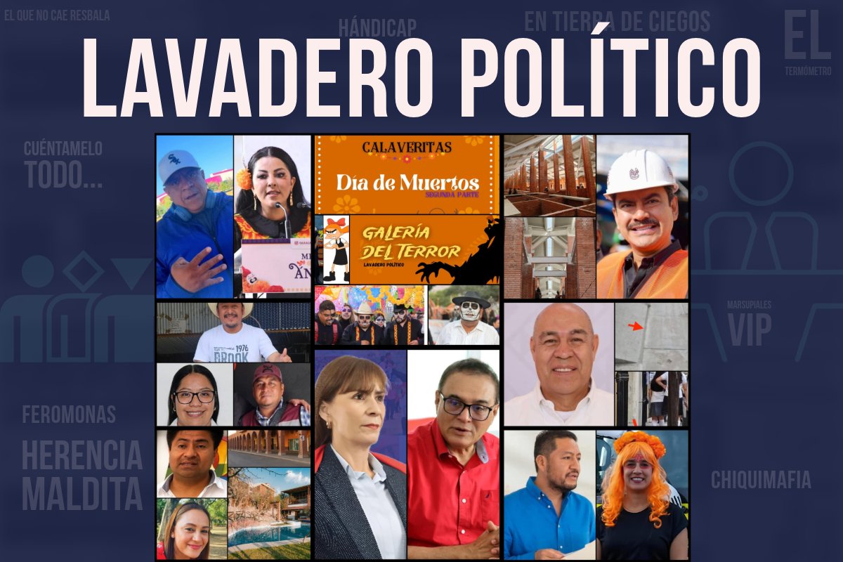 🔊✒️ 𝗡𝗢 𝗧𝗘 𝗣𝗜𝗘𝗥𝗗𝗔𝗦 𝗟𝗔 𝗖𝗢𝗟𝗨𝗠𝗡𝗔 #𝗟𝗔𝗩𝗔𝗗𝗘𝗥𝗢𝗣𝗢𝗟𝗜𝗧𝗜𝗖𝗢 𝗣𝗢𝗥 <a href="/libertadoaxnews/">Libertad-Oaxaca</a> 🔊✒️

🕯️💀 Las calaveritas (Segunda parte)

🎭👻 Galería del Terror: ¿Quién será el “Longe Moco Primaveral”?

🚧😬 Protección Civil (<a href="/CEPCyGR_GobOax/">Coordinación Estatal de Protección Civil</a>) pone el ejemplo… de