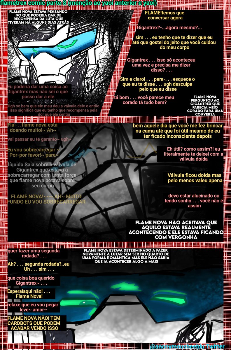 Metal_cardbotbr's tweet image. Parte 8 e 9 comic flametrex #metalcardbot #flametrex
