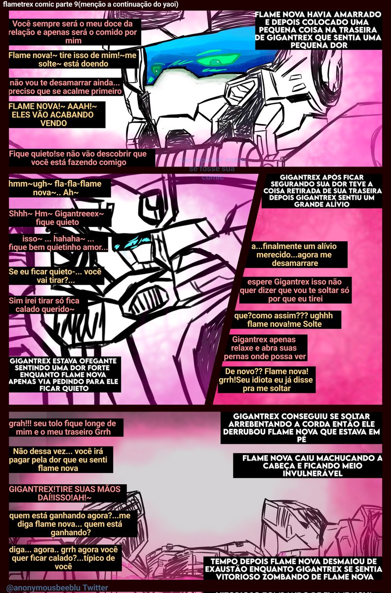Metal_cardbotbr's tweet image. Parte 8 e 9 comic flametrex #metalcardbot #flametrex