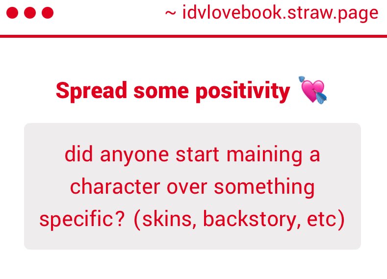 idvlovebook's tweet photo. You have a new message .ᐟ ‧₊˚💌
#IdentityV #Idv #idv #Idvtwt  
I started to main Ada due to adamil https://t.co/HnLcpMqjQN