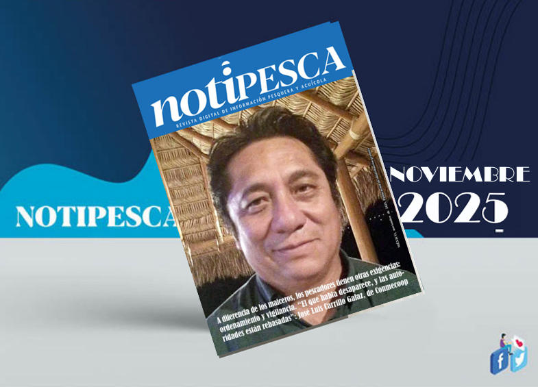 Imposibe que en una publicación de 80 páginas quepa toda la información vinculada con el sector pesquero y acuícola de México que sucede en un mes. Aquí en <a href="/NotiPesca/">Más Noticias Pesqueras</a> de noviembre está nuestro mejor esfuerzo, y es para usted, no tiene costo. ¡Léala!
issuu.com/jjfreeman/docs…