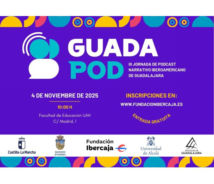 vjpascual's tweet photo. El martes vuelve #GUADAPOD a Guadalajara.
Con cracks como Molo Cebrián de @EntiendeTuMente o Francisco Izuzquiza @izuzquiza de El Cuarto de Maravillas (Telemadrid) y @yeswecast entre otros!
https://t.co/BwNIJRj7Ci

Si os gusta la narrativa y el podcast es imperdible. https://t.co/ObQHsFvdXl