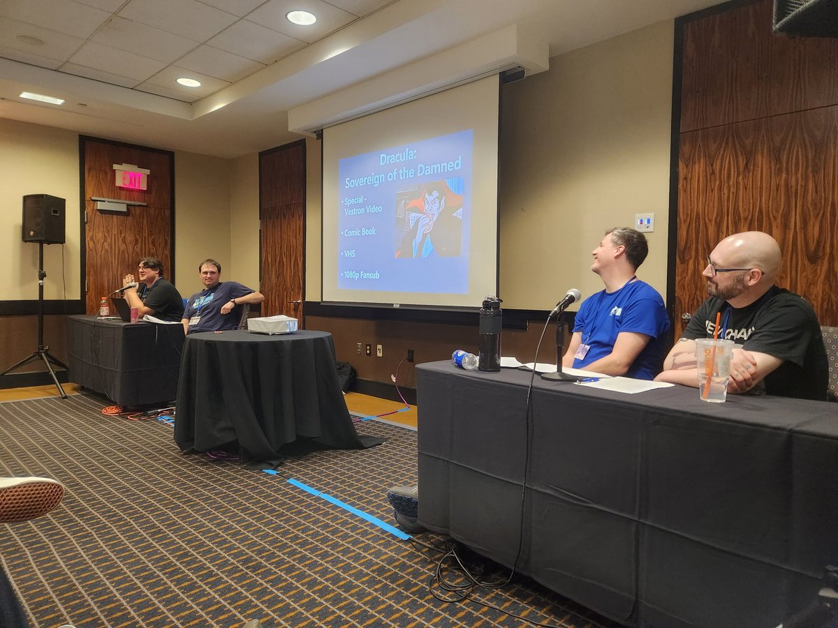 CDRobots's tweet image. Thank you to everyone who came to Unlicensed Anime at DerpyCon! #derpycon #derpycon2025