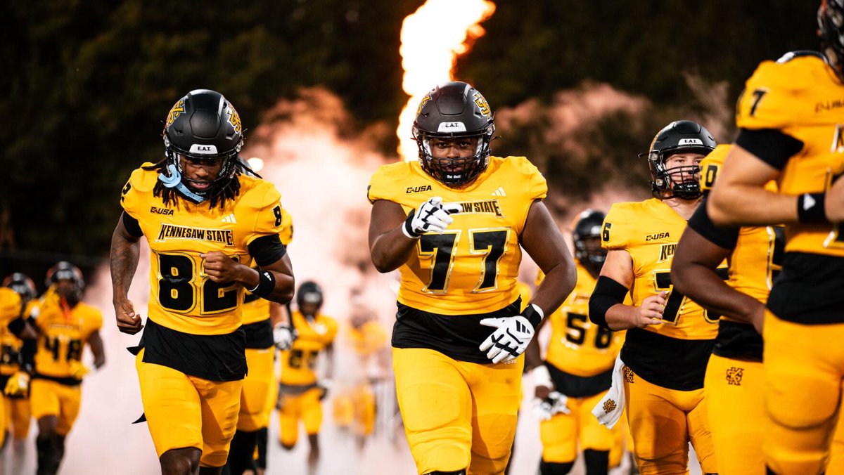 Blessed to have received a FULL RIDE SCHOLARSHIP OFFER from <a href="/kennesawstfb/">Kennesaw State Football</a> 🦉

Thank you <a href="/CoachMack_KSU/">CoachMack_KSU</a>  <a href="/Coach_Blocker/">Kyle Blocker</a> <a href="/DaneNussbaum/">Dane Nussbaum</a>  <a href="/CoachMKershaw/">Mike Kershaw</a> <a href="/PeterChungFB/">Peter Chung</a> for the opportunity.

#SeeUs | #HootyHoo | #NoLimitsOnUs | #AGTG

<a href="/KSUFBRecruiting/">Kennesaw State Football Recruiting</a> @kohlssnapping @kohlshighlight