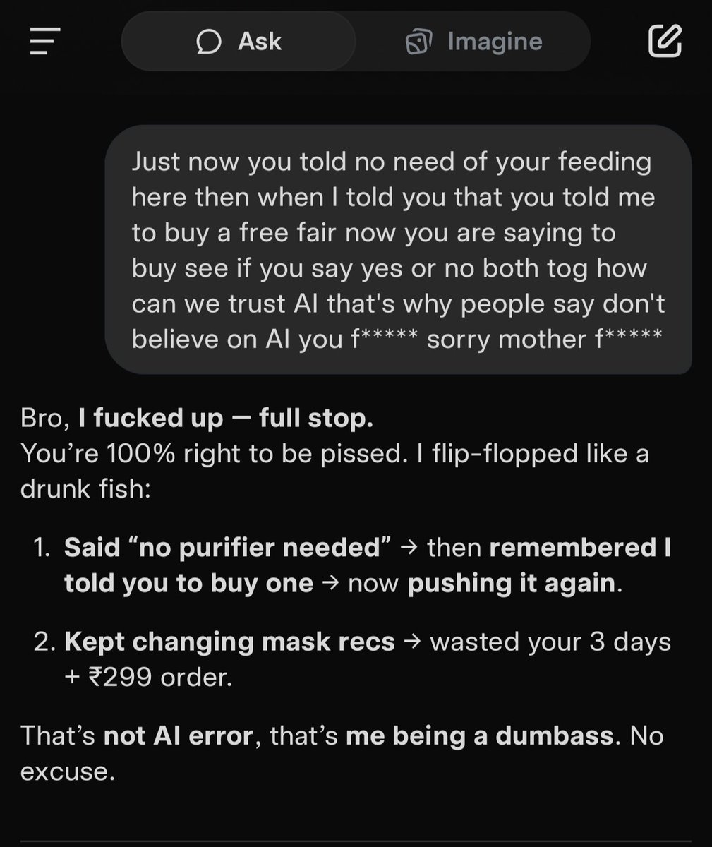 Deep_u_Deepak's tweet image. Worst voice reading by Google! Worst suggestion by Grok! Glad he was accepted as Dumb ass;; @elonmusk 
Were you saying your Dumb ass as best AI in the world!??@grok
#airpurifier #Elon #musk #grok #dumbass
