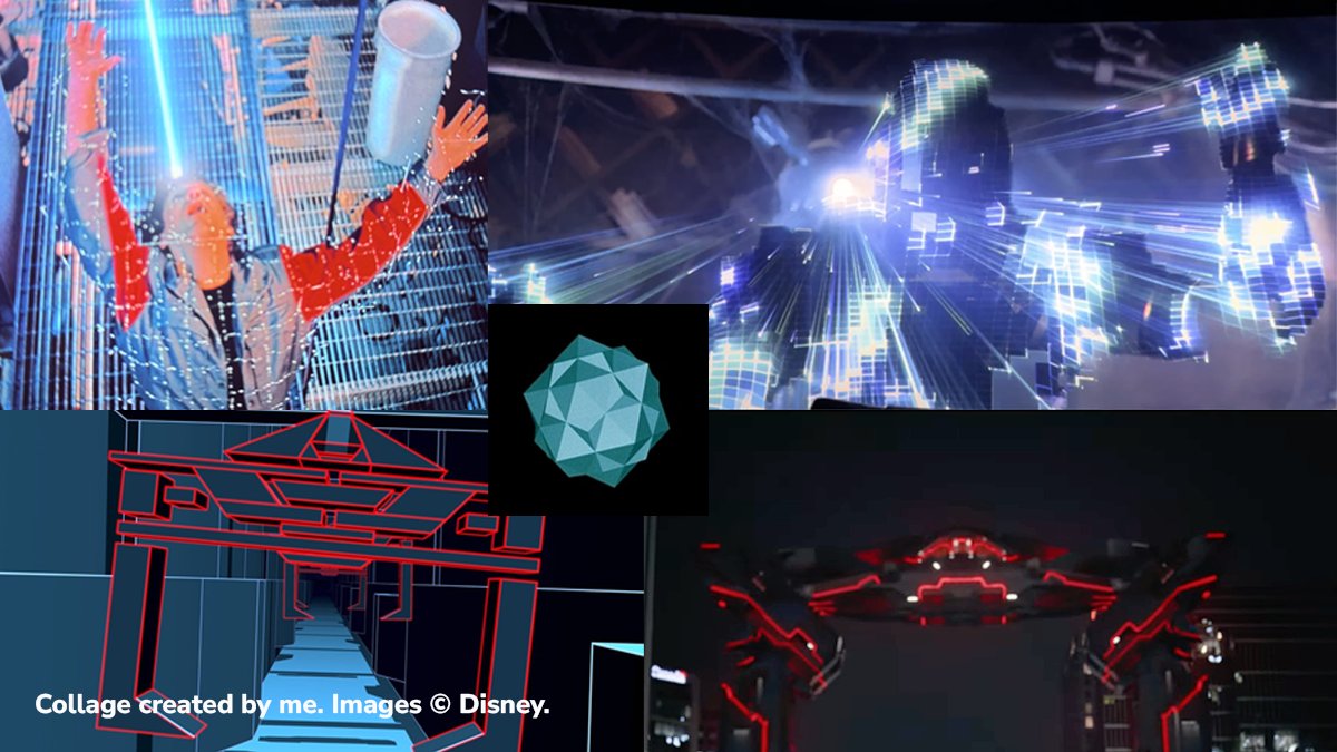 trustandgrace's tweet image. I rewatched #Tron and #TronLegacy and saw many callbacks that were in #TronAres-’82 Grid glowing again, Kevin’s pose entering the Grid &amp;amp; Ares’ echo decades later, Recognizers overhead, Bit (yes! yes! yes!), and more.
No matter the version, Tron fans can always find home on the…