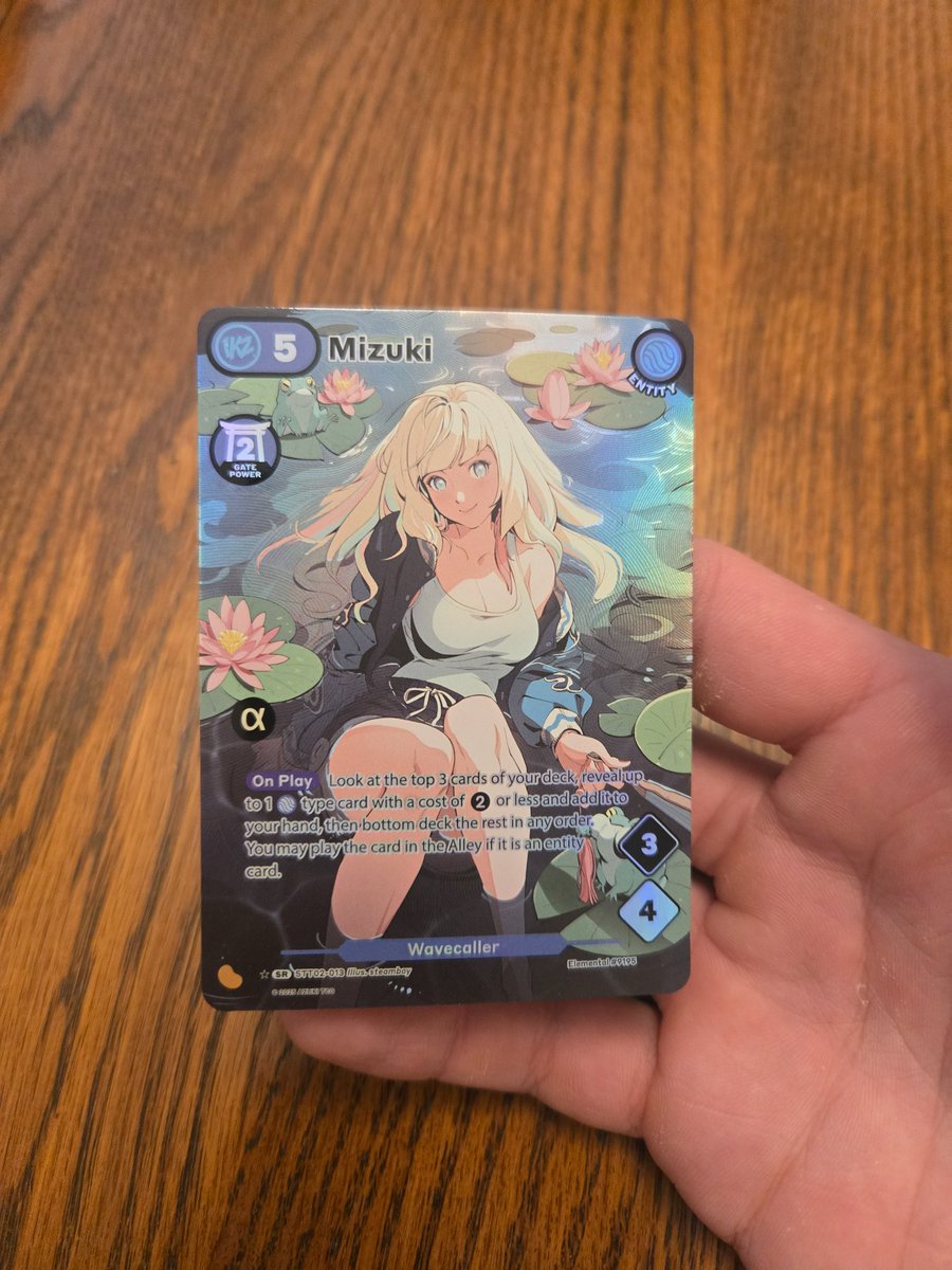 Fiest box teased me good. But loving the art quality and overall production value of <a href="/AzukiTCG/">Official Azuki TCG</a>