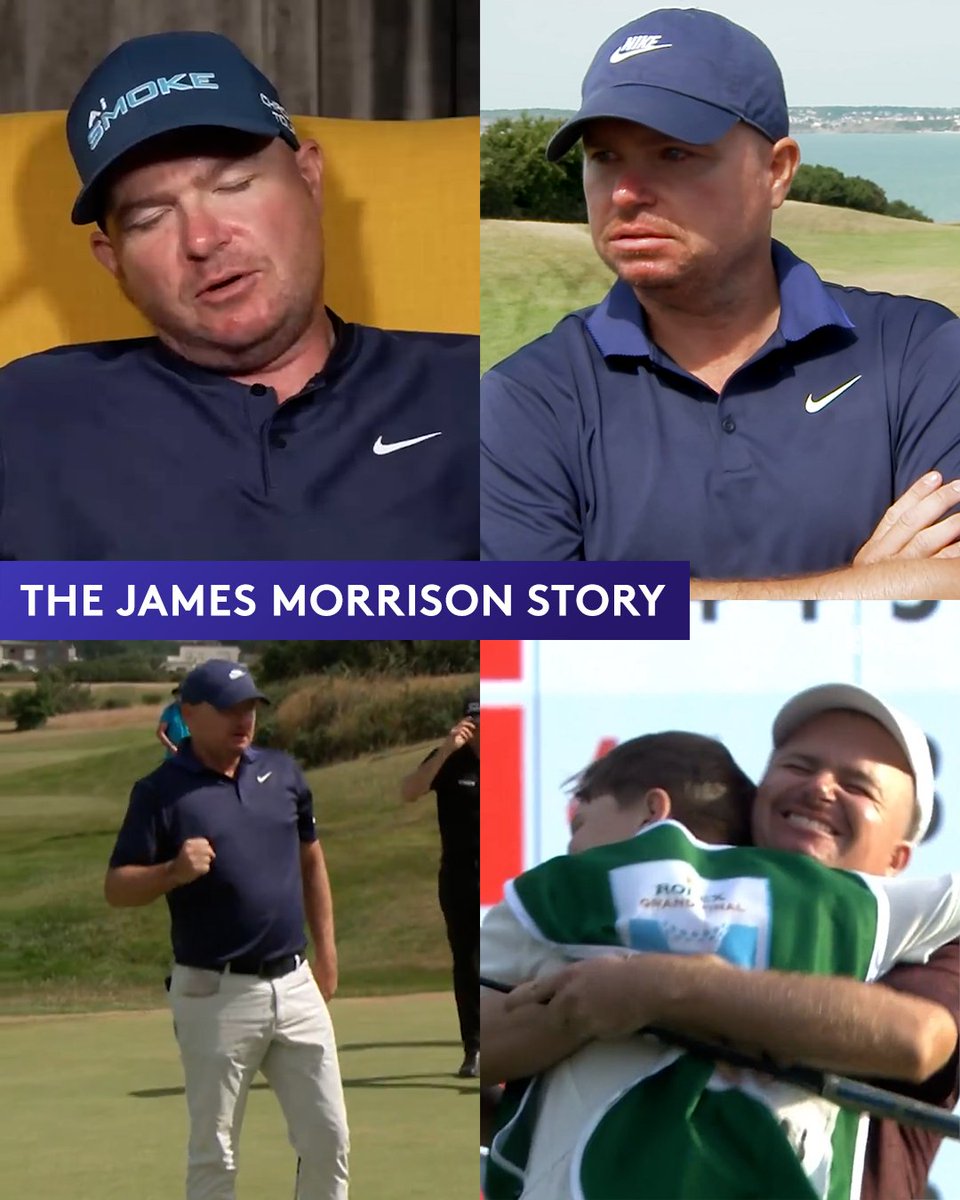 NEVER GIVE UP 💪

A thread of the incredible story of James Morrison's comeback to the DP World Tour 🥹👇