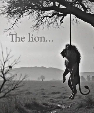 the Lion is disgusted by his flesh