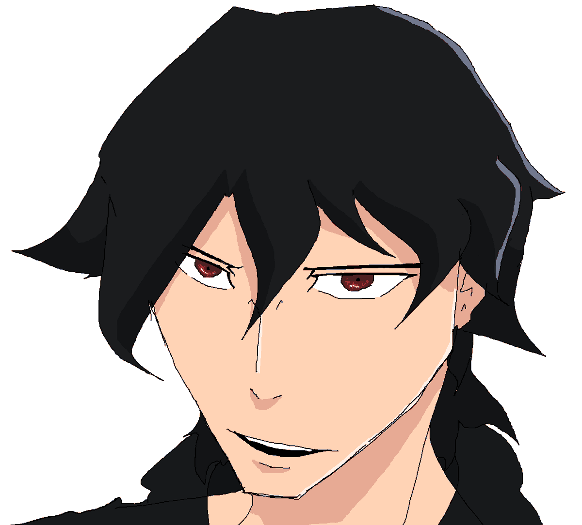 FlameZeroZ1's tweet photo. flamezeros hair down #mspaint https://t.co/yld6zmDbLA