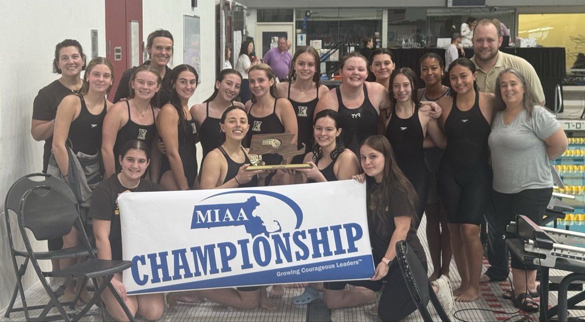 Girls Swim &amp; Dive wins the 2025 MIAA Division I North Sectional Title!!!
Congratulations!!!