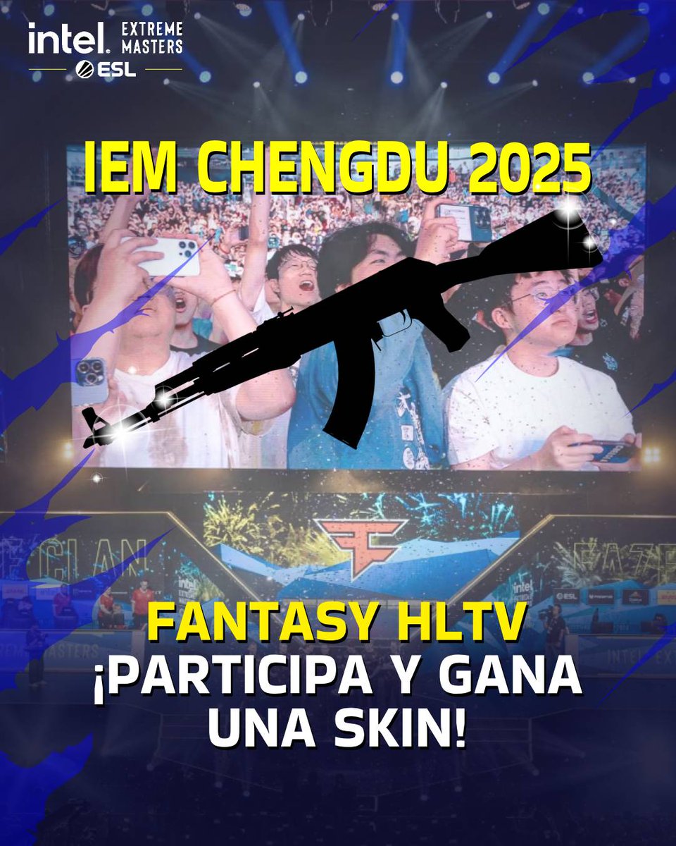 🎯 ¡Arma tu equipo en el Fantasy de HLTV para la IEM Chengdu 2025!
Demuestra que sabes más de CS2 que nadie y compite por una skin sorpresa 💥
🏆 Solo habrá un ganador: el jugador que sume más puntos al final del evento se lleva la skin.

🕹️ Para participar:
1️⃣ Entra al Fantasy