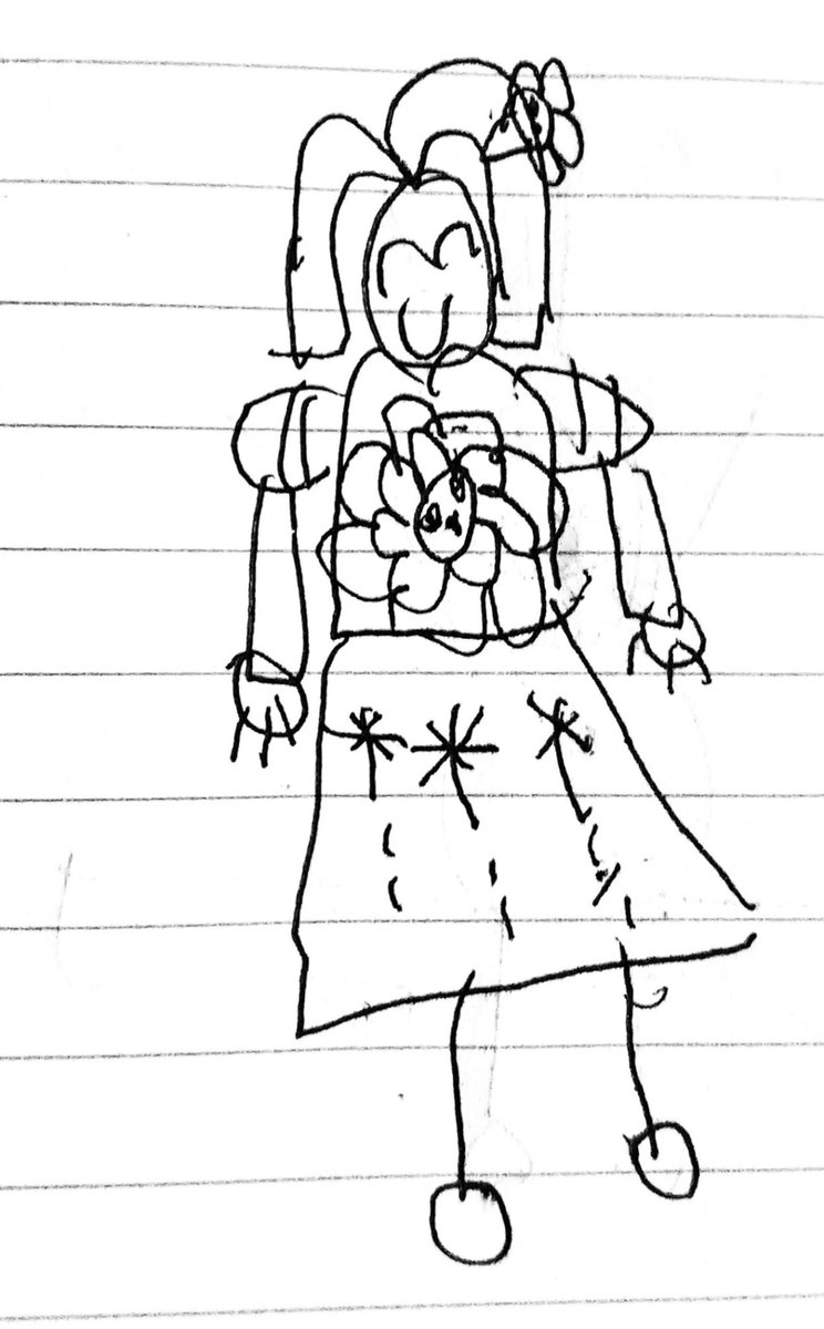 patchwork_st's tweet image. teacher i brought my pens today do you want me put a tattoo on you?

what color do you want? red? do you want a heart?

teacher i miss you.

teacher look this is you.