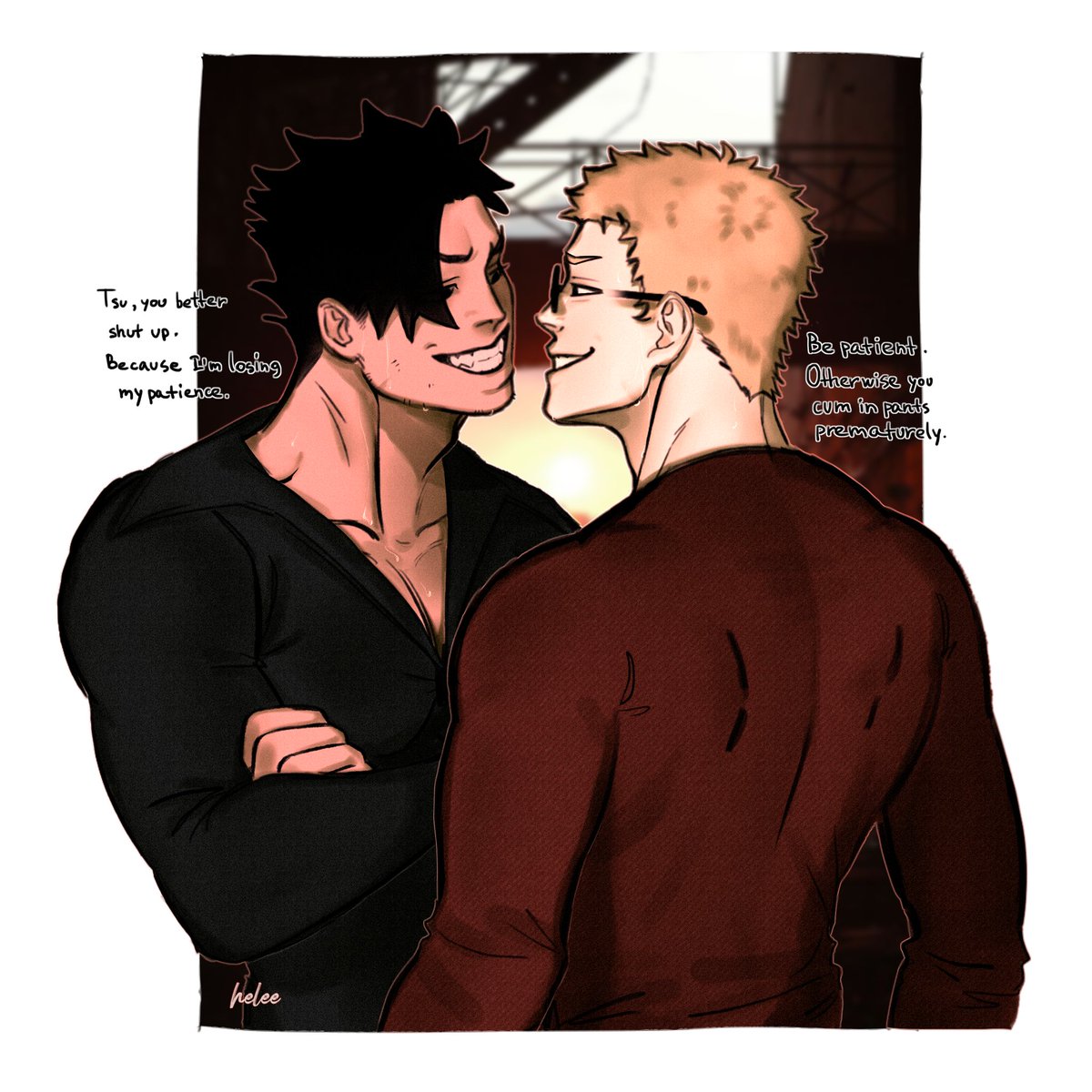 heleeoi's tweet image. just #krtsk flirting