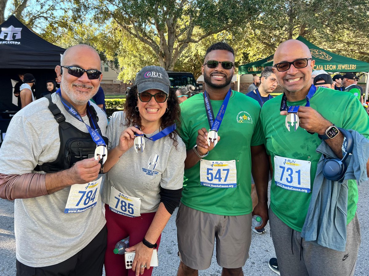 An inspiring morning at the United with the BLUE 5K in Lake Mary! 💙
Honoring the fallen, supporting survivors, and standing strong together — united with the Blue. 👮‍♂️💪