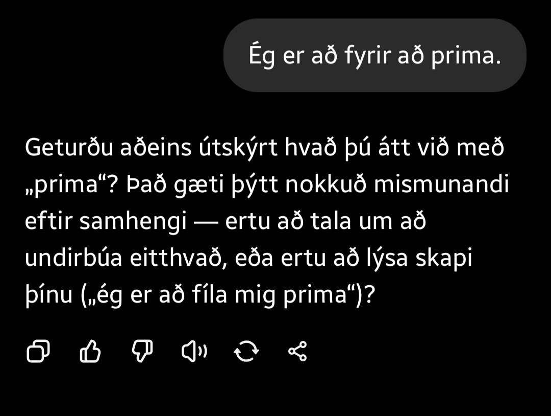 Ich scheine ein sehr verständliches Deutsch drauf zu haben...🤣🤣🤣🙈