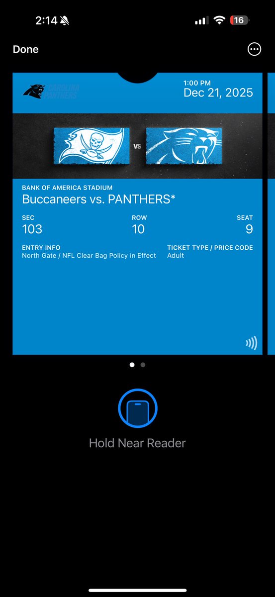 Panthers tickets CONFIRMED! I’m exciteddddd