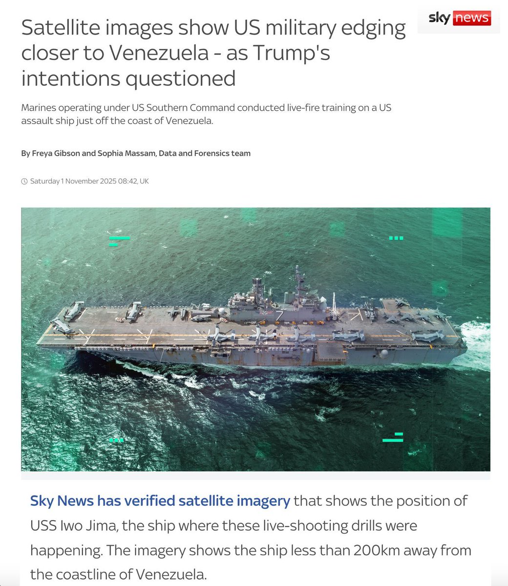 cagreens1's tweet photo. The U.S. war machine has been proudly posting images of killing civilians targeting boats in the Caribbean and eastern Pacific Ocean.
U.S. is stoking a war with #Venezuela not just to plunder Venezuela's vast resources, but ALSO to crush a socialist government
#EndTheWarMachine https://t.co/Lgmow8XngC