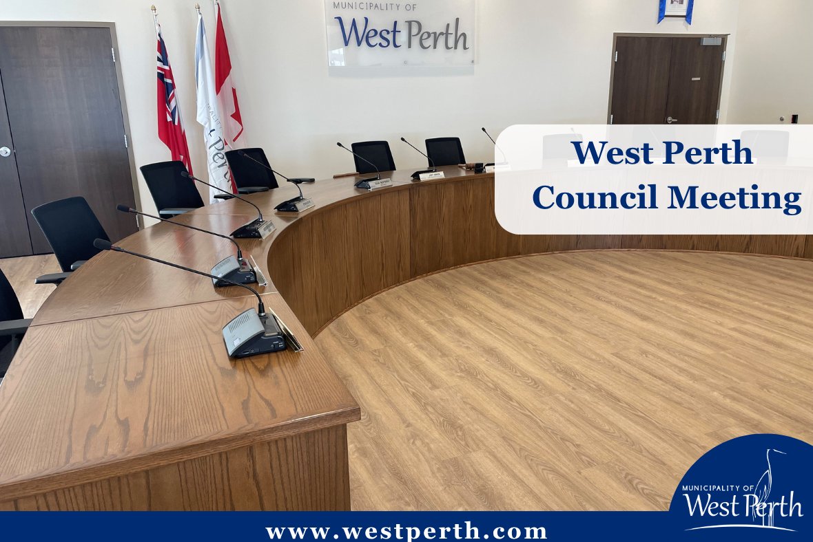 WestPerthON's tweet image. West Perth Council Meeting
📅 Monday, November 3rd
🕖 7:00 pm
📍Council Chambers- West Perth Municipal Office
youtube.com/channel/UClwF2…