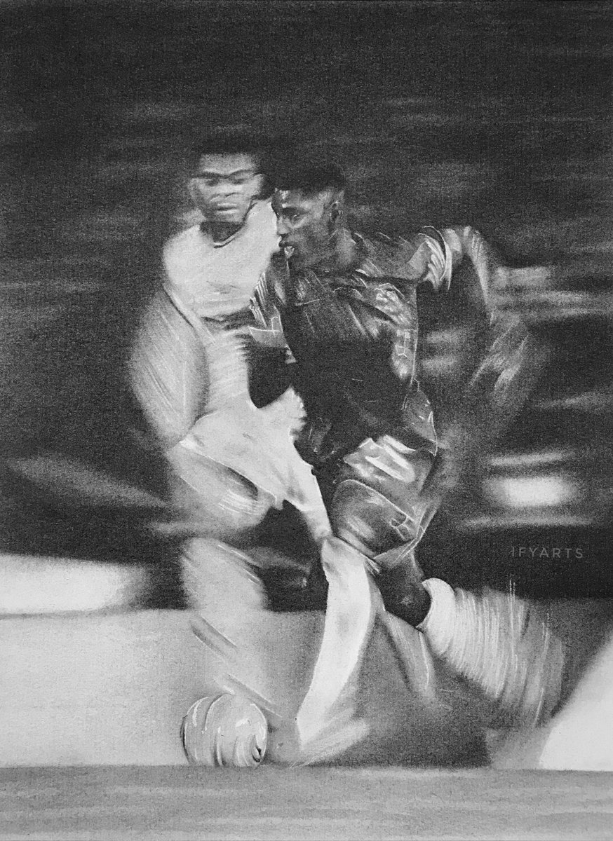 Today is Moisés Caicedo's birthday, I made a pencil art on paper of him 🇪🇨 💙 

He's the best Dm in the world currently!