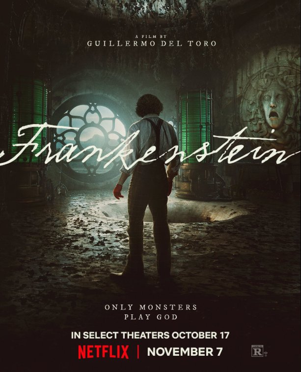Saw GdT's Frankenstein with this week and just, what an absolute masterpiece. Everything about it was incredible and what I wanted from a "monster" movie. Especially fell in love with Desplat's score and now literally counting down the days until the soundtrack's released