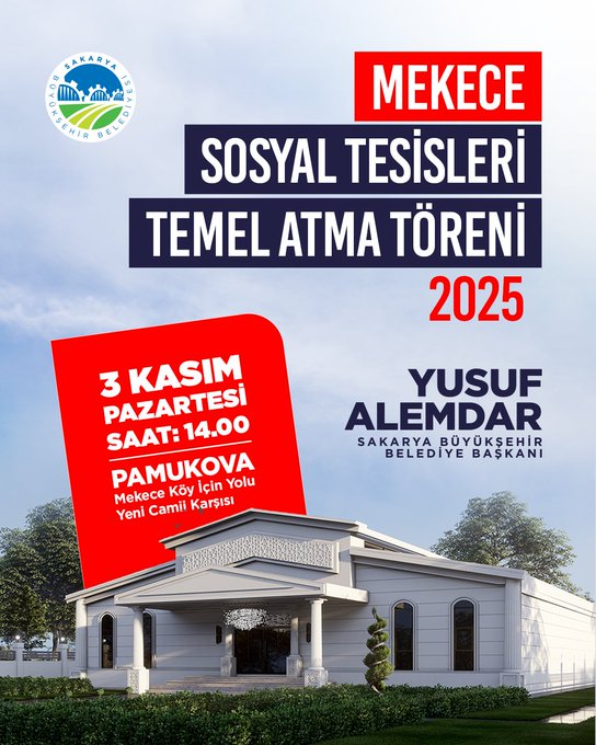 Mekece Sosyal Tesisleri İçin Temel Atma Töreni
