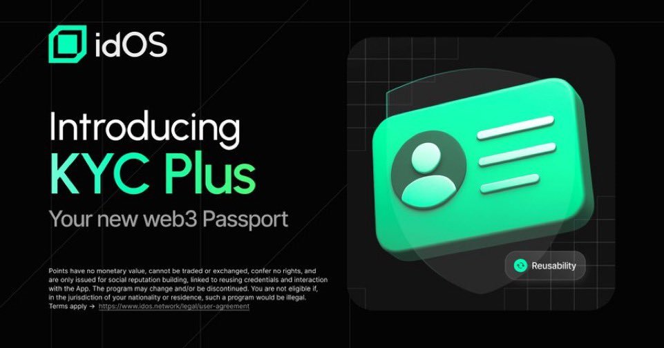 leedmetax's tweet image. Here’s a clear, actionable step-by-step guide to get idOS KYC Plus (what to do, what to expect, and how to use it afterward). I kept it practical and privacy-aware so you can move from zero → portable credential in one flow. With @idOS_network You do this once and it&apos;s or life.…