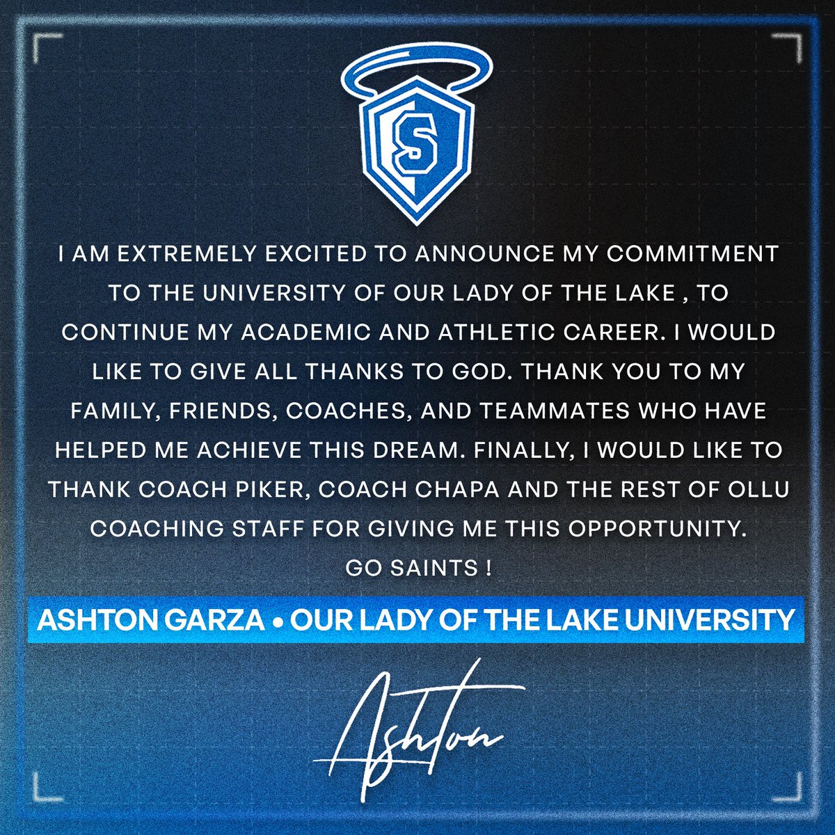 GO Saints 🪽!! #Committed #wingsup <a href="/EWBSB/">Warren HS Baseball</a> <a href="/ryanchapa02/">Ryan Chapa</a> <a href="/OlluBaseball/">OLLU Baseball</a> <a href="/Coachmsmith9/">Marty Smith</a> <a href="/TwelveRecruits/">Texas Twelve Recruiting</a> <a href="/catcherswing/">Zach Luevanos</a>