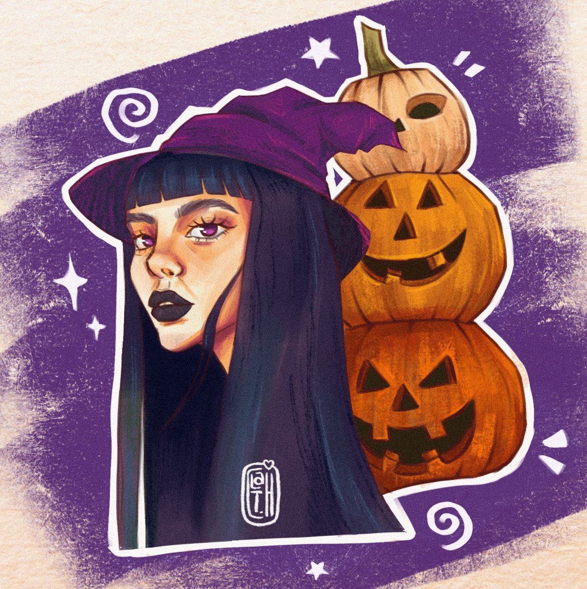 Witchy vibes 🔮💫
#Procreate #witch