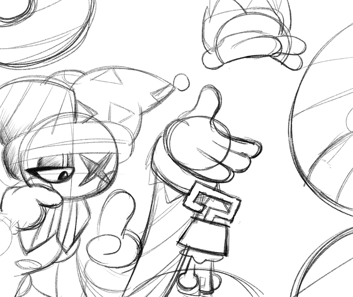 Zacmike2com's tweet image. what if a circus tent was a sentient being #ocart #gamedev #canvasintruder #conceptart #art