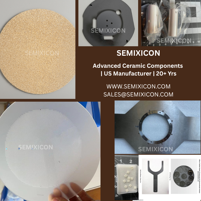 DiamondSemi's tweet photo. SEMIXICON:Ceramic Components-
Alumina, Zirconia, Silicon Carbide, Silicon Nitride, PEEK, Sapphire, Quartz, Tantalum. https://t.co/5PQIMoATMM
#CeramicComponents #CustomCeramicParts #AluminaComponents #ZirconiaParts #SiliconCarbide #SiC #SiliconNitride #PEEK #Sapphire #Quartz https://t.co/DJN1rhwW11