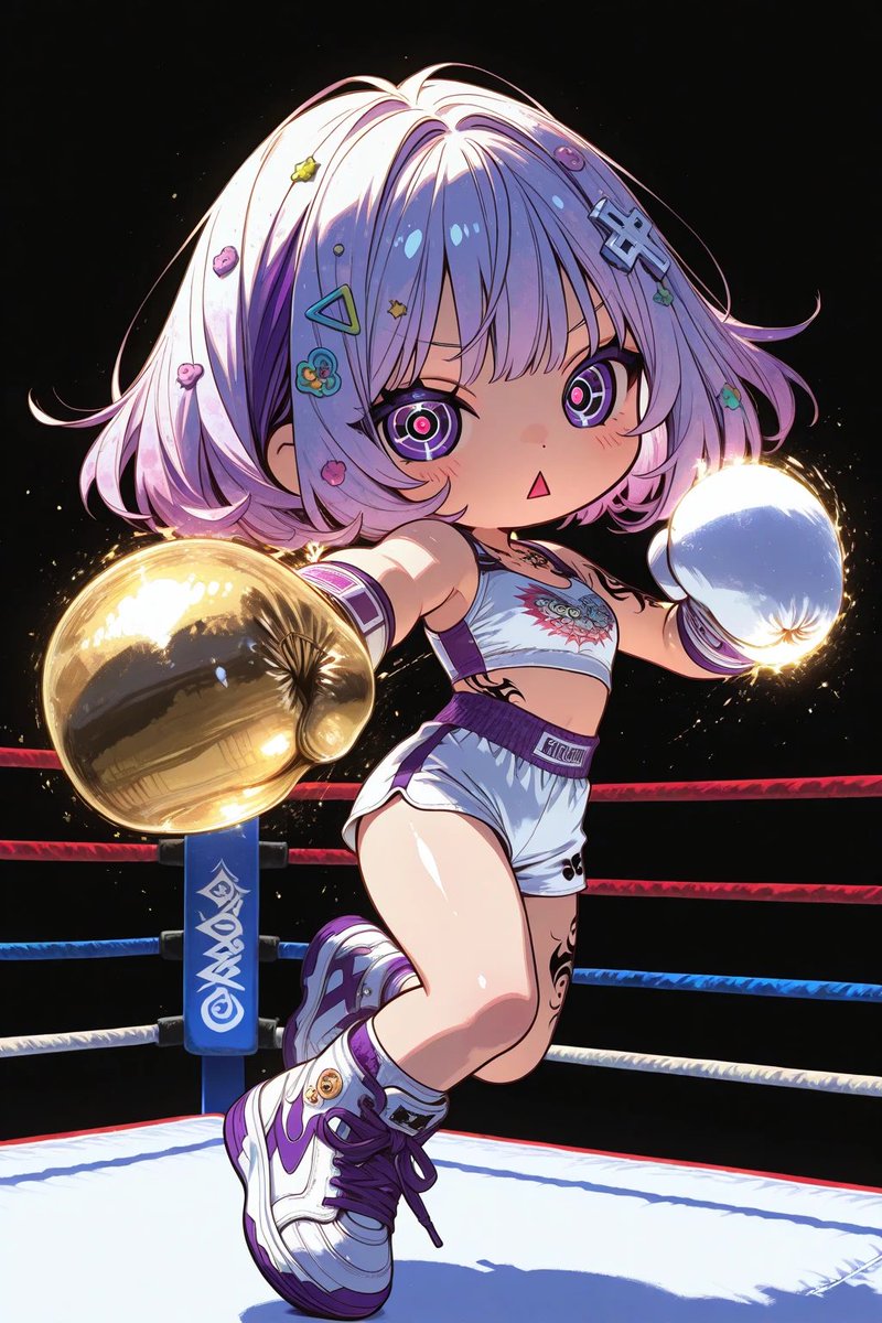 ゴールデンパンチ🥊⭐︎*
#AIイラスト