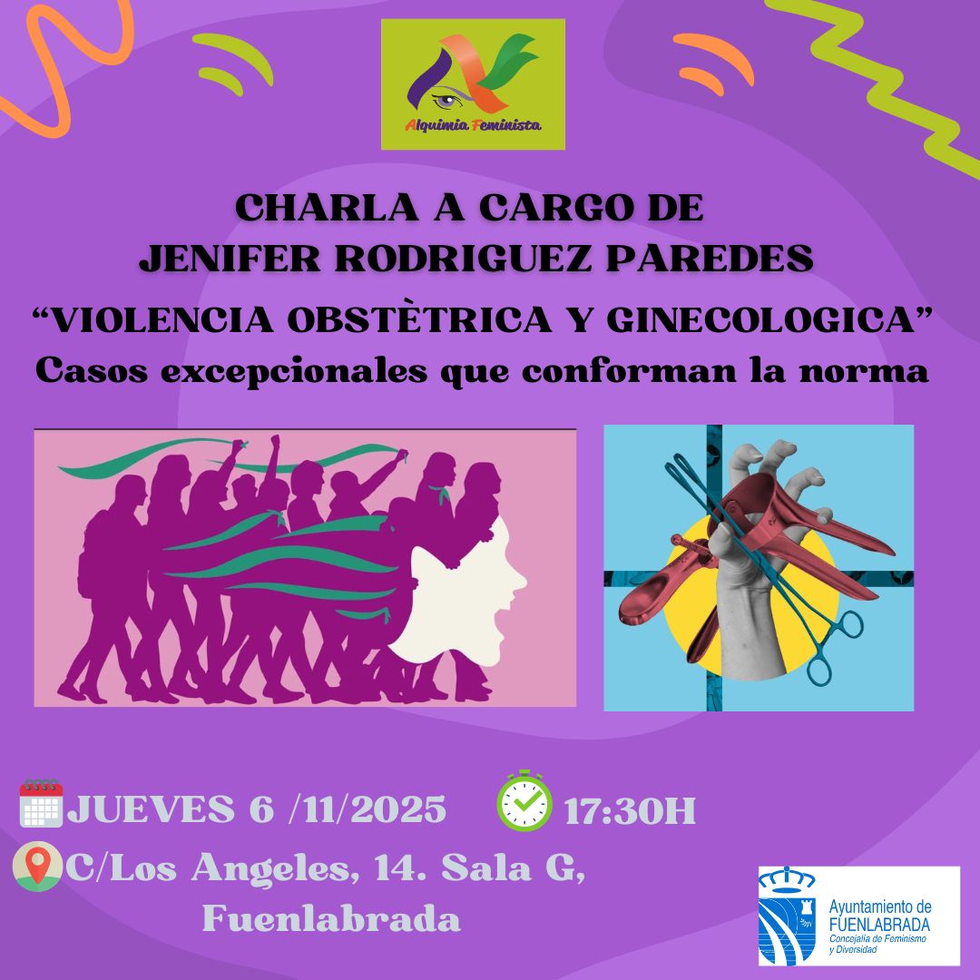 ♀️ JENNIFER RODRÍGUEZ PAREDES
Técnica en Integración Social y Graduada en Psicología, nos hablara de las muchas prácticas consideradas “habituales” en la atención ginecológica y obstétrica que constituyen diversas  formas de violencia hacia las mujeres
#25N