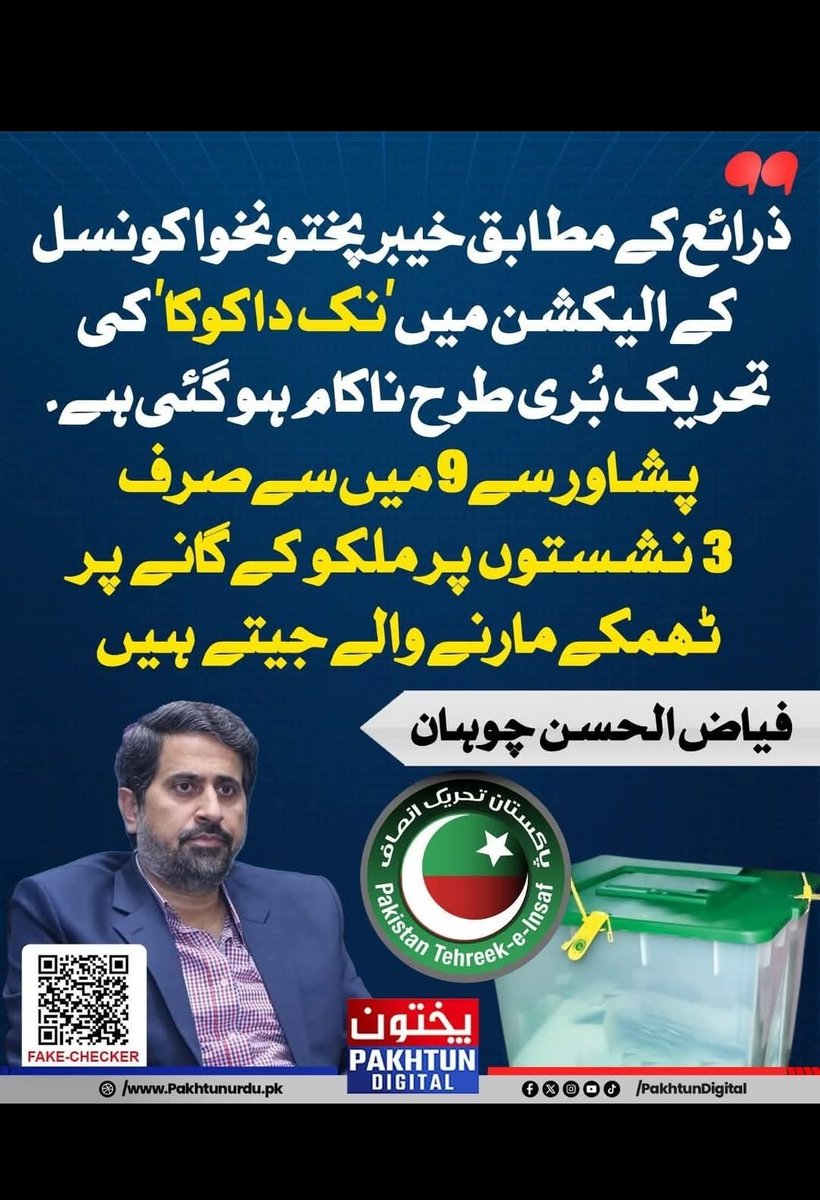 خیبرپختونخوا میں سپریم کورٹ بار کے بعد بار کونسل کے الیکشن میں بھی پی ٹی آئی کا صفایا۔
👇👇👇👇👇
جھوٹ سے غبارے میں کتنی ہوا بھری جاسکتی ہے، آخر ایک دن اس نے پھٹنا تو ہے۔ شاید وہ دن اب دور نہیں۔